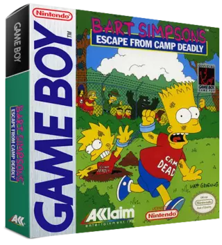 jeu Bart Simpsons - Escape from Camp Deadly